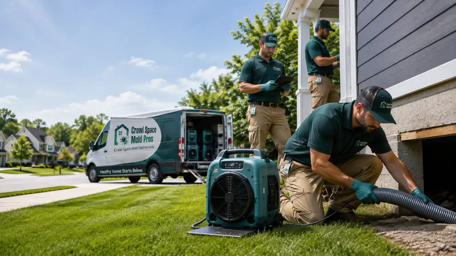 Crawl Space Mold Removal in Thompson, IA